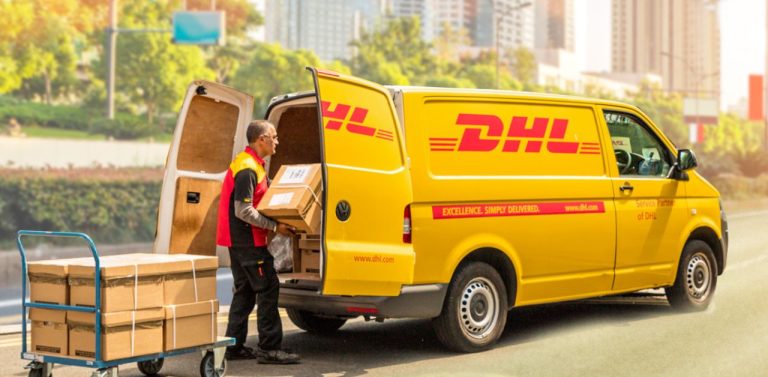 DHL service (shipping packages) Northshore Plaza II Singapore